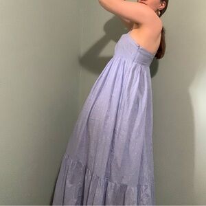 H&M clip-dot maxi dress